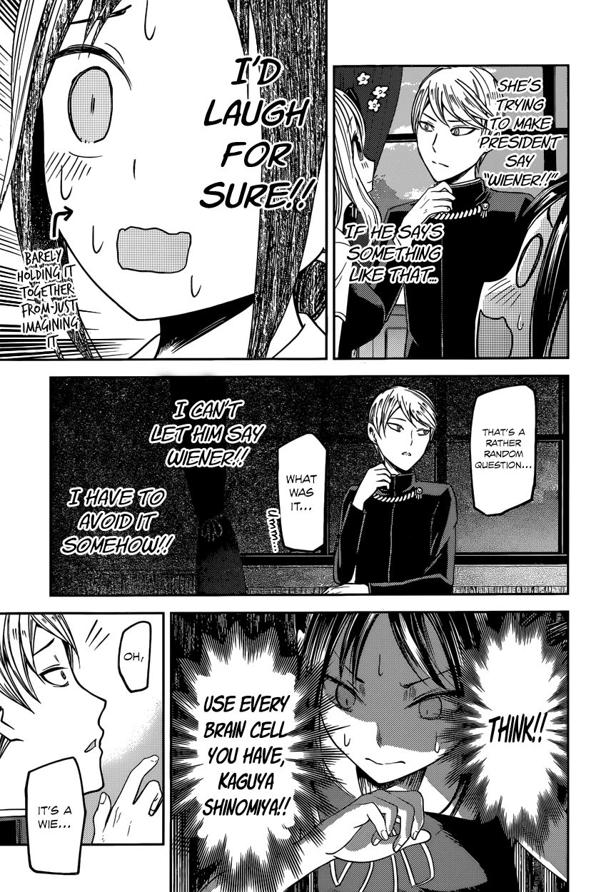 Kaguya-sama wa Kokurasetai - Tensai-tachi no Renai Zunousen Chapter 27 page 14 - Chapter 27 : Kaguya Wants to Endure