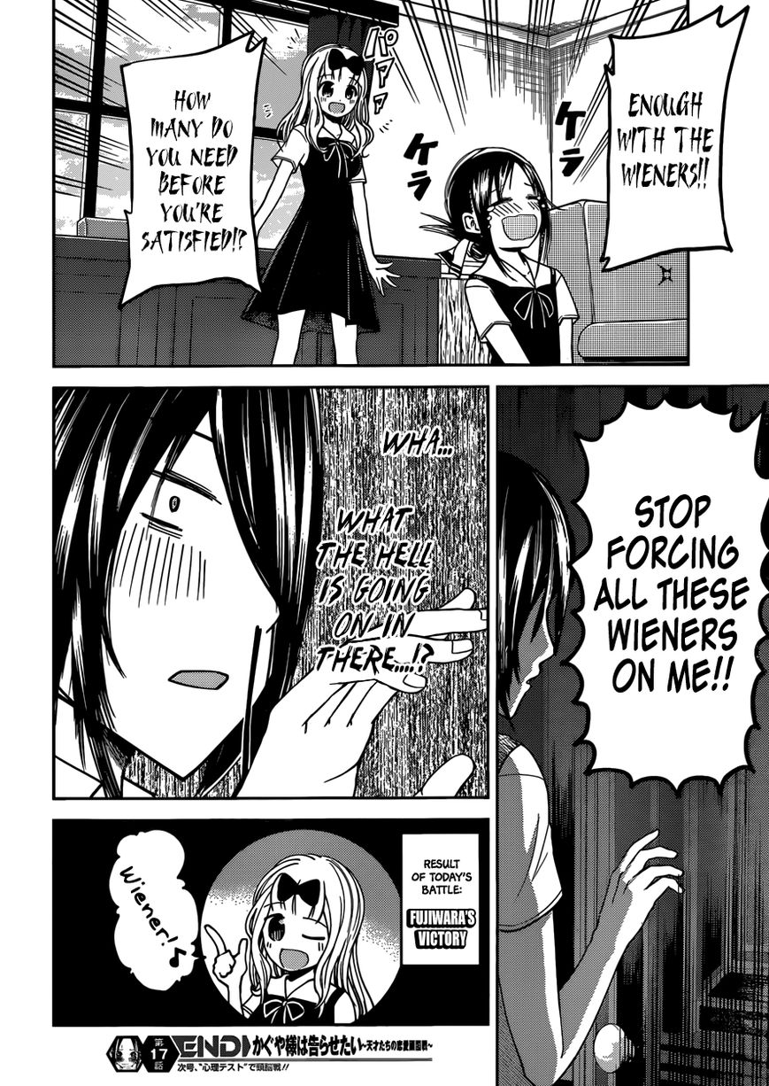 Kaguya-sama wa Kokurasetai - Tensai-tachi no Renai Zunousen Chapter 27 page 19 - Chapter 27 : Kaguya Wants to Endure