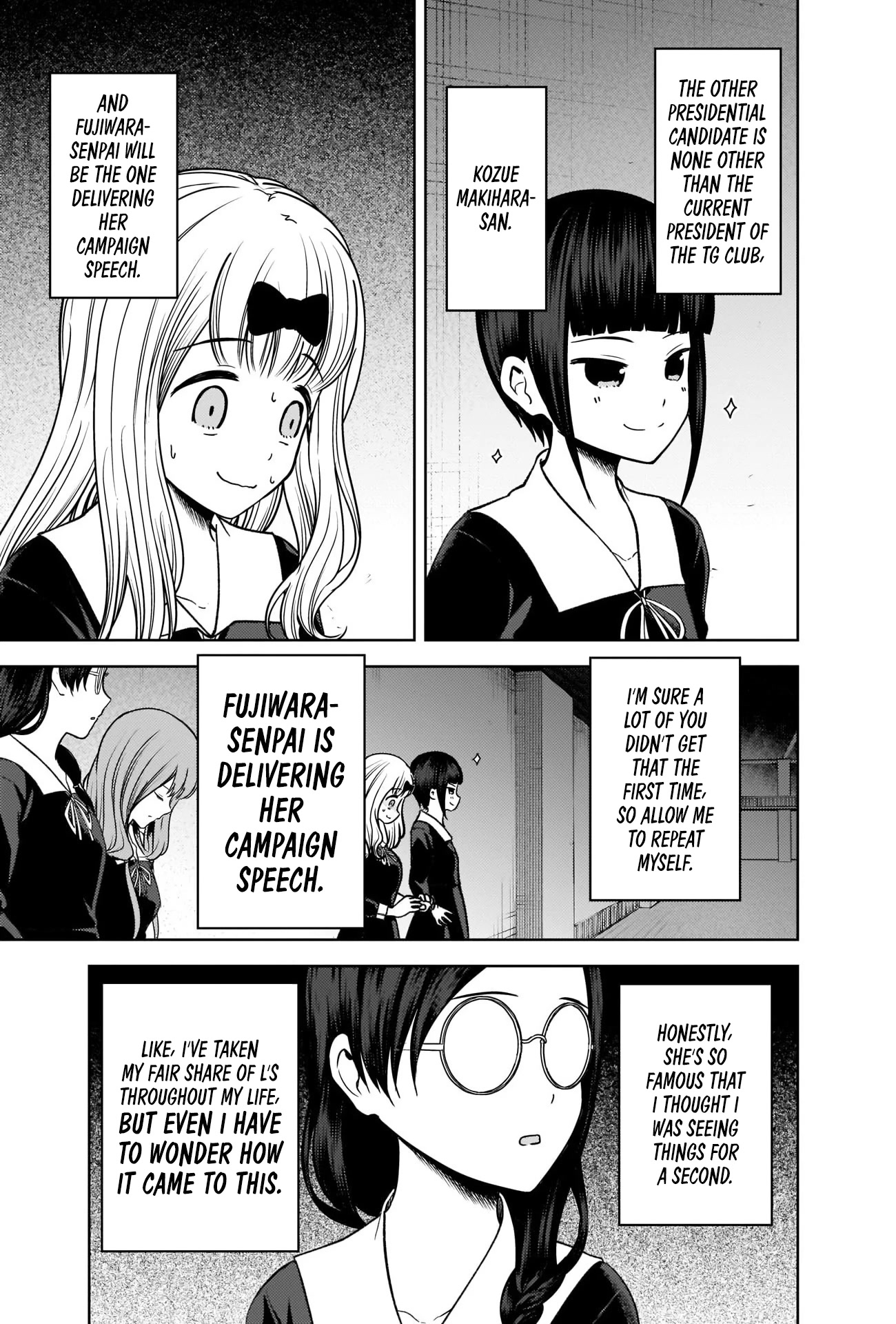 Kaguya-sama wa Kokurasetai - Tensai-tachi no Renai Zunousen Chapter 275 page 5 - Chapter 275
