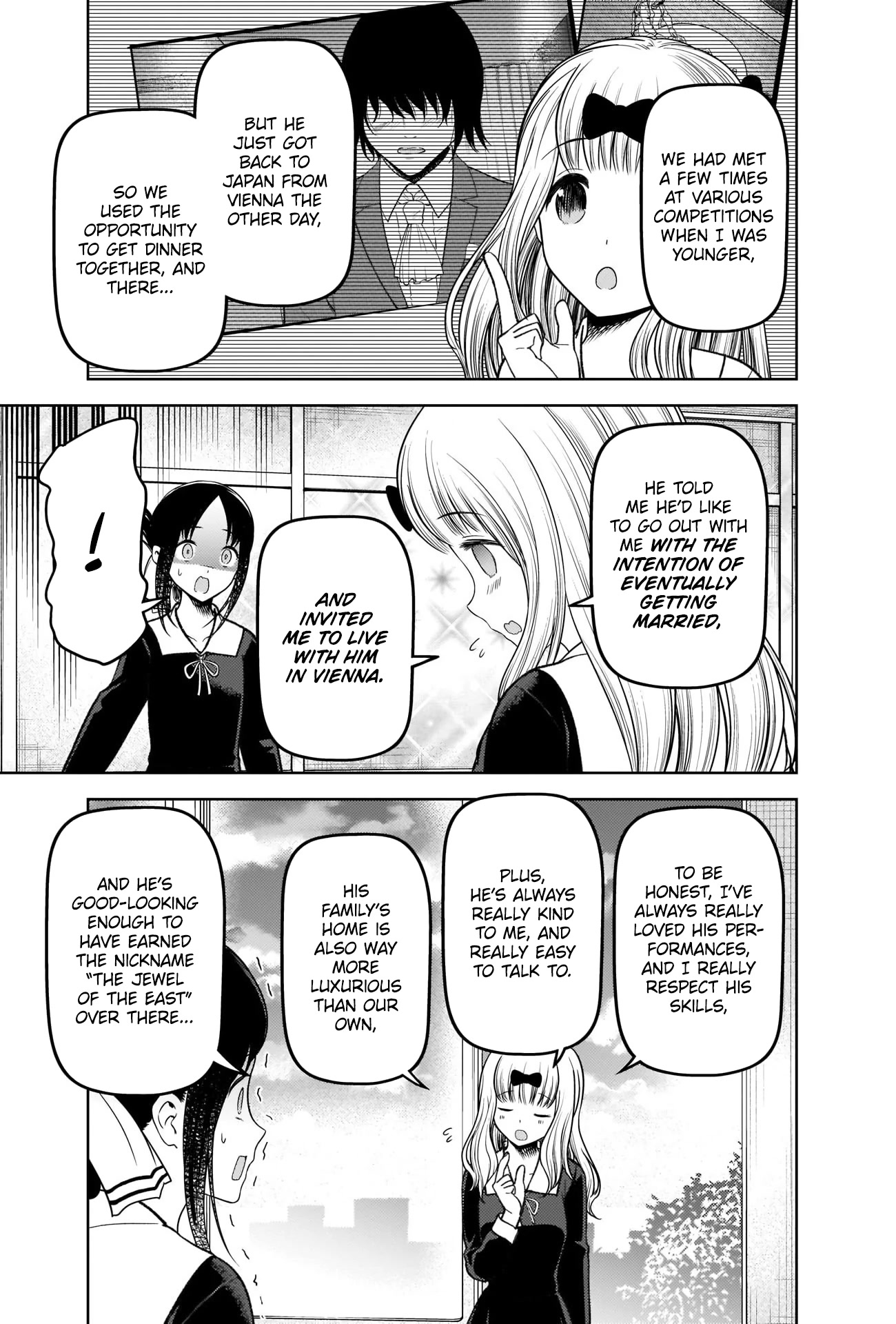 Kaguya-sama wa Kokurasetai - Tensai-tachi no Renai Zunousen Chapter 279 page 9 - Chapter 279