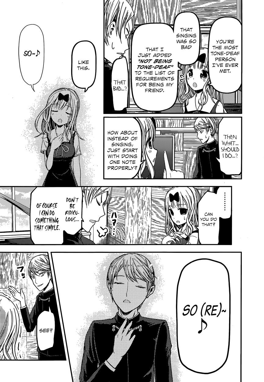 Kaguya-sama wa Kokurasetai - Tensai-tachi no Renai Zunousen Chapter 36 page 10 - Chapter 36 : Miyuki Shirogane Wants to Sing
