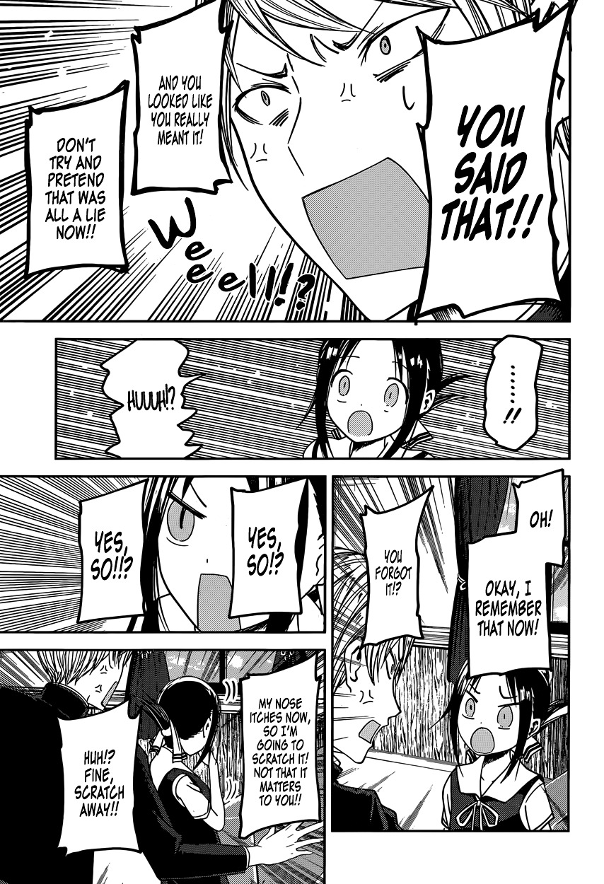 Kaguya-sama wa Kokurasetai - Tensai-tachi no Renai Zunousen Chapter 37 page 11 - Chapter 37 : Kaguya Won't Forgive