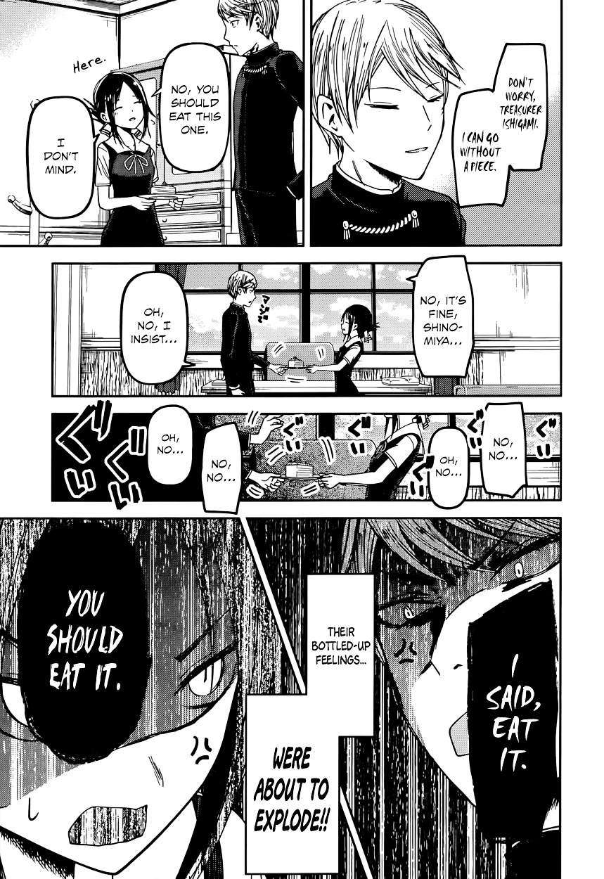 Kaguya-sama wa Kokurasetai - Tensai-tachi no Renai Zunousen Chapter 37 page 7 - Chapter 37 : Kaguya Won't Forgive