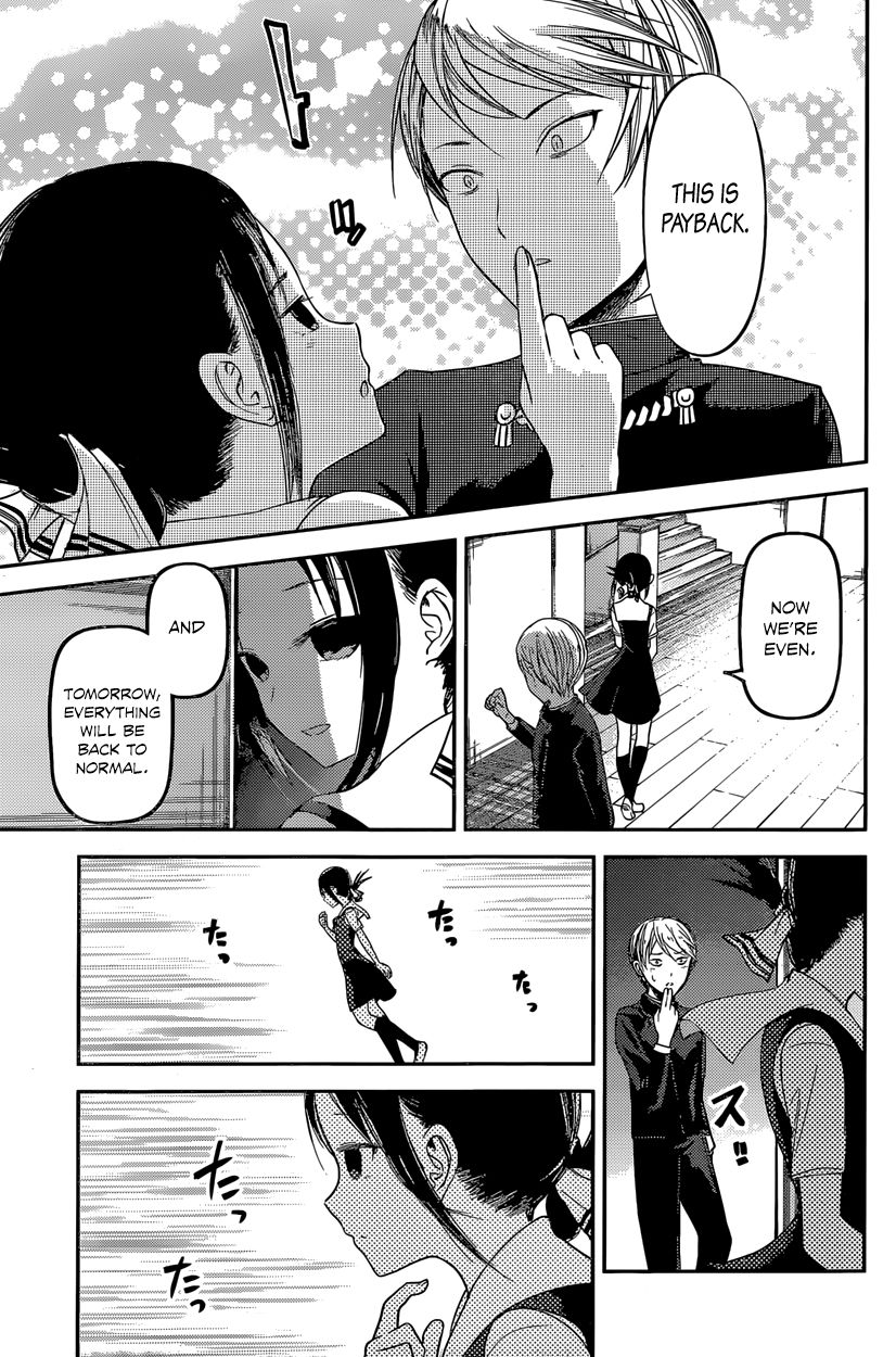 Kaguya-sama wa Kokurasetai - Tensai-tachi no Renai Zunousen Chapter 38 page 17 - Chapter 38 : Kaguya Wants to Forgive