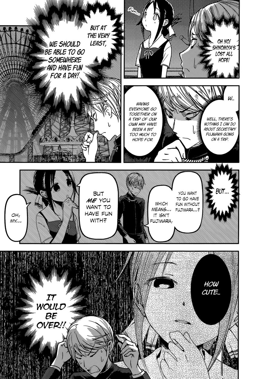 Kaguya-sama wa Kokurasetai - Tensai-tachi no Renai Zunousen Chapter 40 page 11 - Chapter 40 : Miyuki Shirogane Wants to Go on a Trip