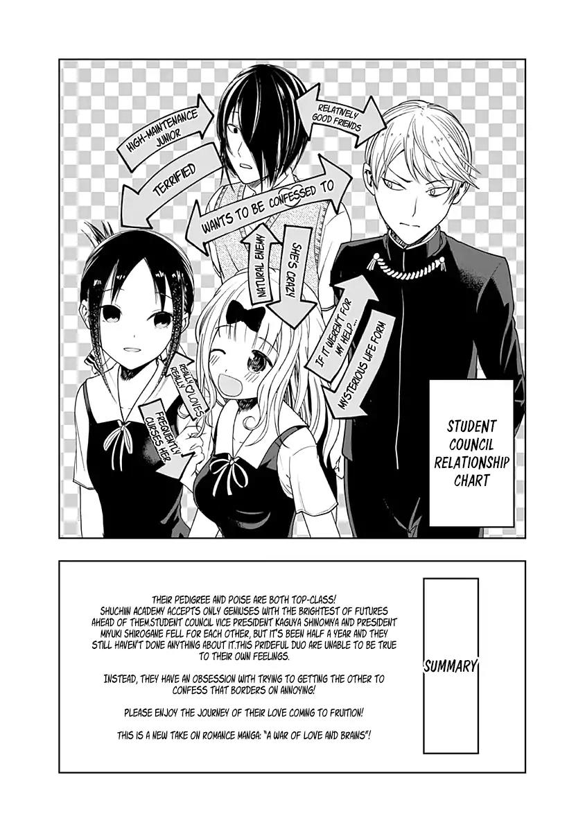 Kaguya-sama wa Kokurasetai - Tensai-tachi no Renai Zunousen Chapter 60.1 page 1 - Chapter 60.1: Extras