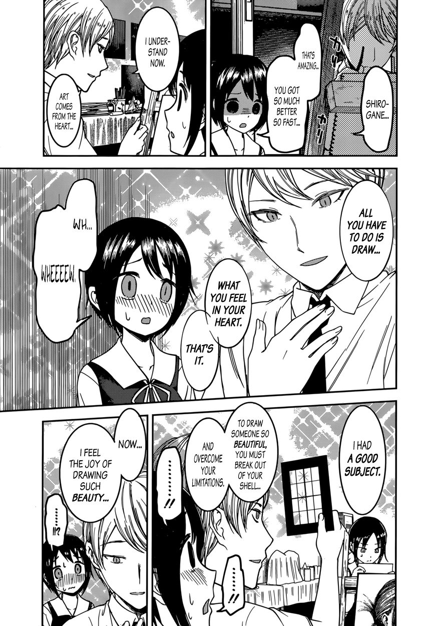 Kaguya-sama wa Kokurasetai - Tensai-tachi no Renai Zunousen Chapter 62 page 13 - Chapter 62 : Miyuki Shirogane Wants to Draw