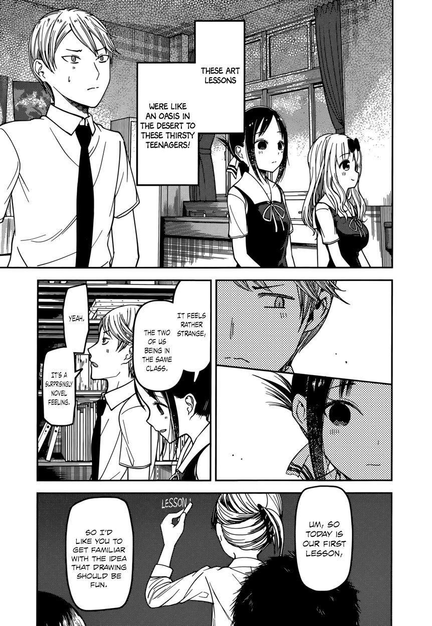 Kaguya-sama wa Kokurasetai - Tensai-tachi no Renai Zunousen Chapter 62 page 3 - Chapter 62 : Miyuki Shirogane Wants to Draw