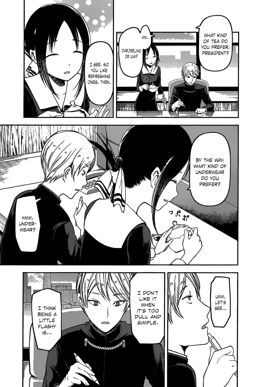 Kaguya-sama wa Kokurasetai - Tensai-tachi no Renai Zunousen Chapter 70 page 11 - Chapter 70 : Kaguya Wants to Strip