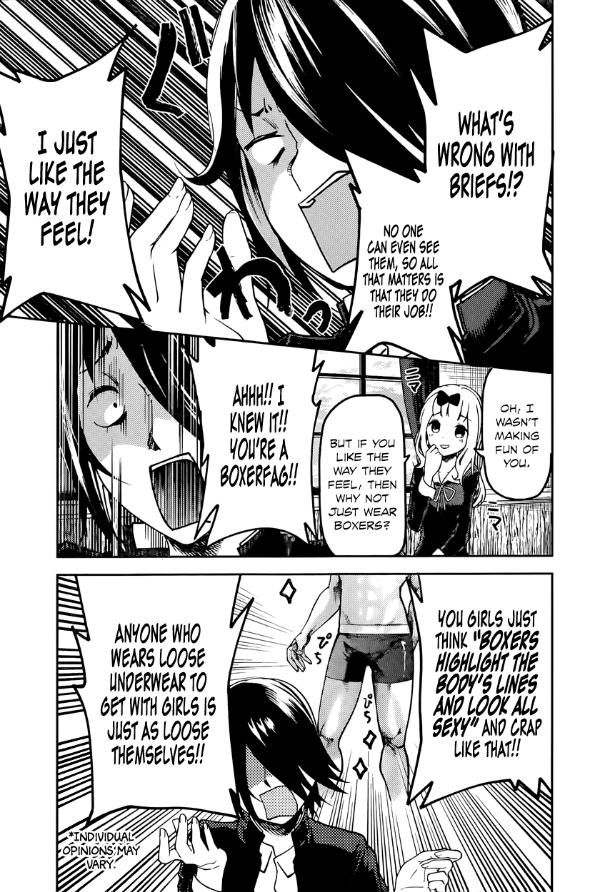 Kaguya-sama wa Kokurasetai - Tensai-tachi no Renai Zunousen Chapter 70 page 5 - Chapter 70 : Kaguya Wants to Strip