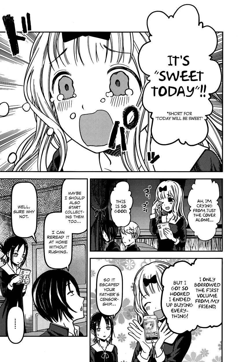 Kaguya-sama wa Kokurasetai - Tensai-tachi no Renai Zunousen Chapter 73 page 9 - Chapter 73 : Miyuki Shirogane Wants to Read