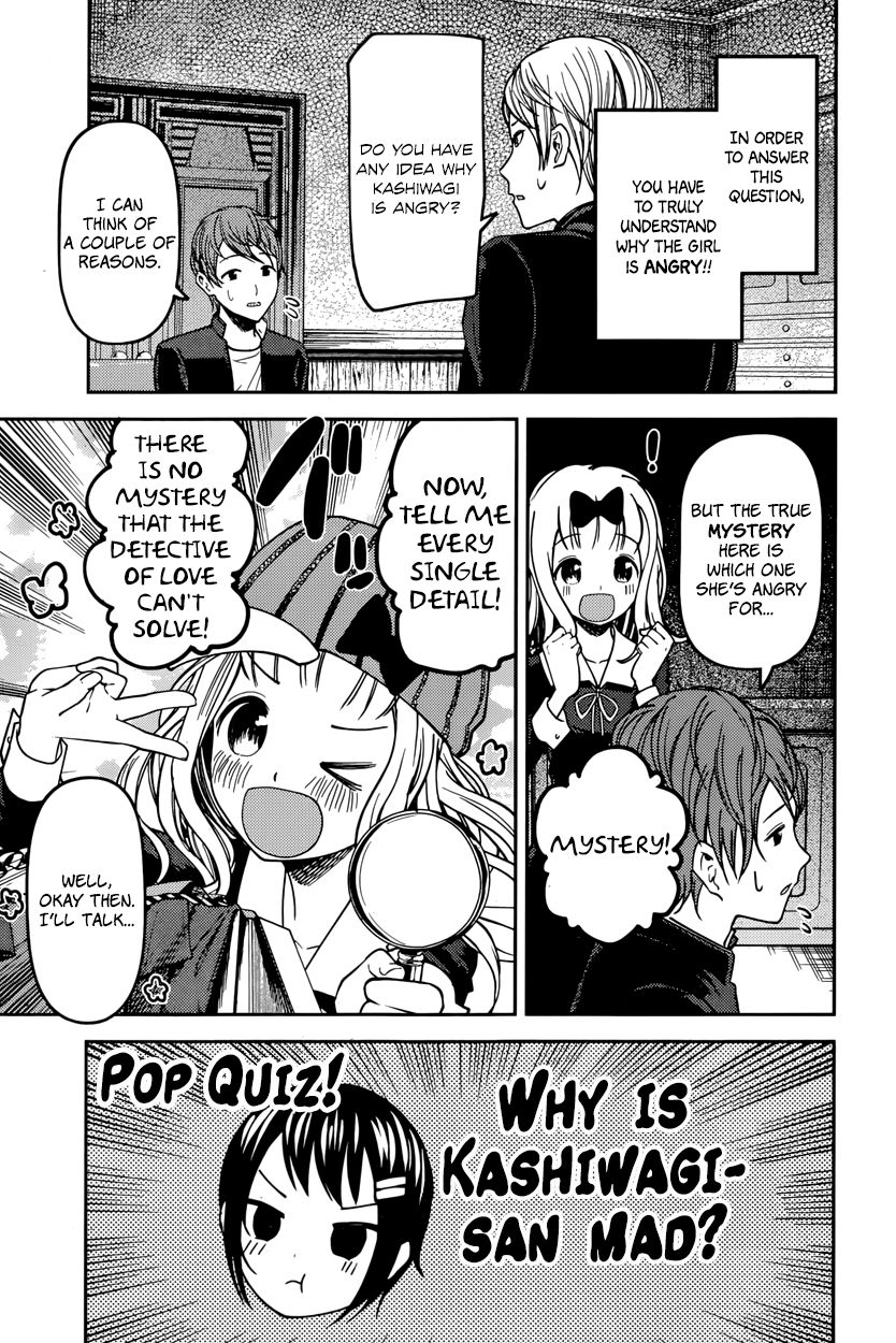 Kaguya-sama wa Kokurasetai - Tensai-tachi no Renai Zunousen Chapter 76 page 3 - Chapter 76 : Nagisa Kashiwagi Is Annoying