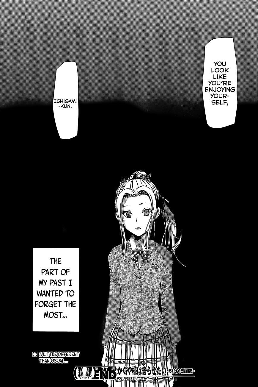 Kaguya-sama wa Kokurasetai - Tensai-tachi no Renai Zunousen Chapter 87 page 18 - Chapter 87 : Shuchiin Sports Festival