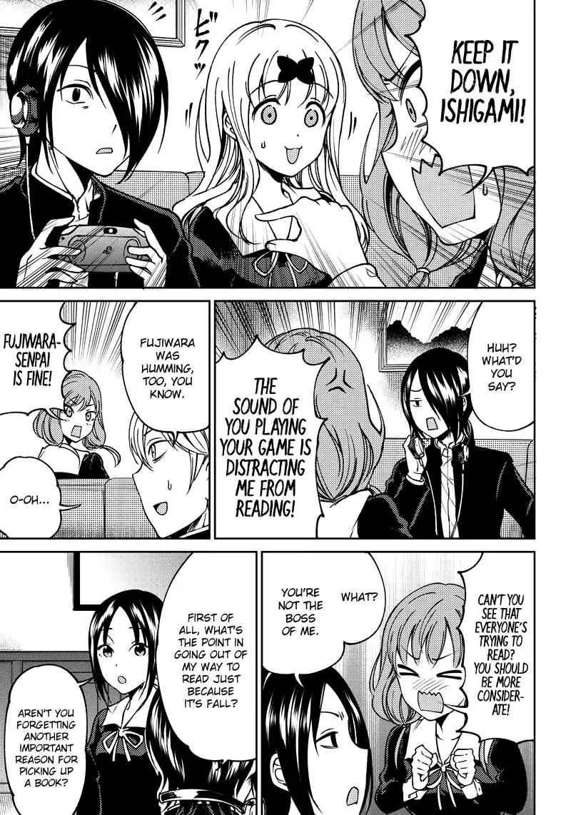 Kaguya Wants to be Confessed to Official Doujin Chapter 11 page 4 - Chapter 11: Yu Ishigami Wants to Write a Book Report