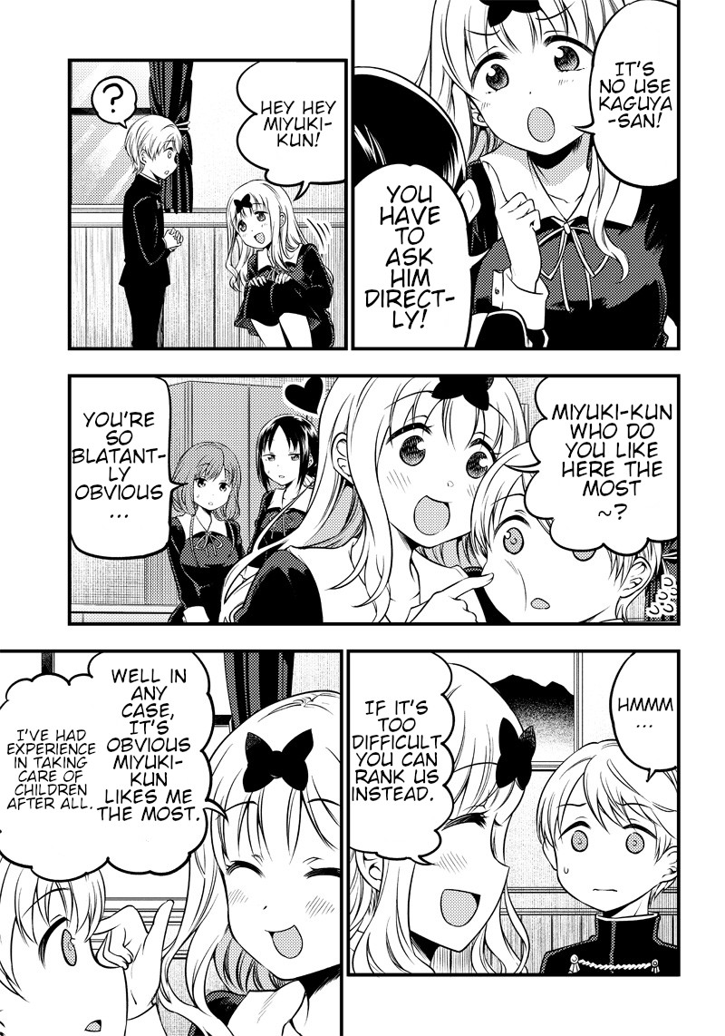 Kaguya Wants to be Confessed to Official Doujin Chapter 24 page 11 - Chapter 24: The Student Council Girls want to play with Miyuki-Kun