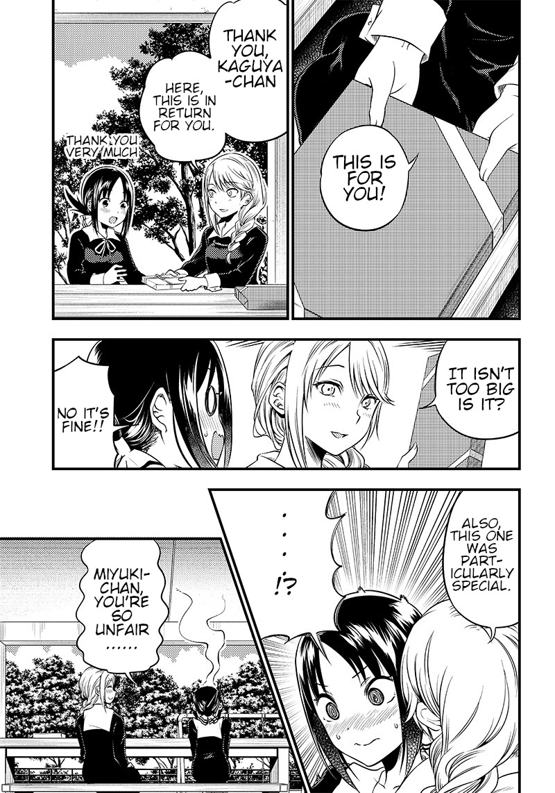 Kaguya Wants to be Confessed to Official Doujin Chapter 27 page 7 - Chapter 27: The Student Council Girls want to give