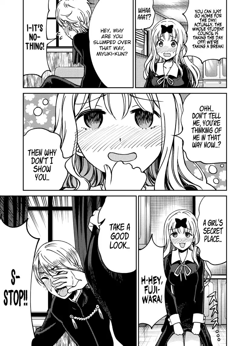 Kaguya Wants to be Confessed to Official Doujin Chapter 9 page 10 - Chapter 9: Chika Fujiwara Wants to Fool Around
