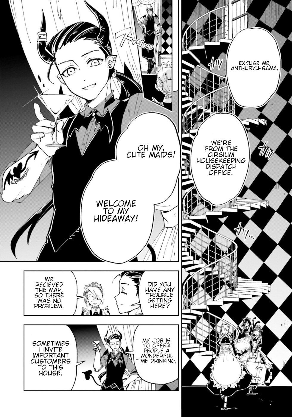 Kaibutsu Meido no Kareinaru Oshigoto Chapter 10 page 8 - Chapter 10: Love Magic 1