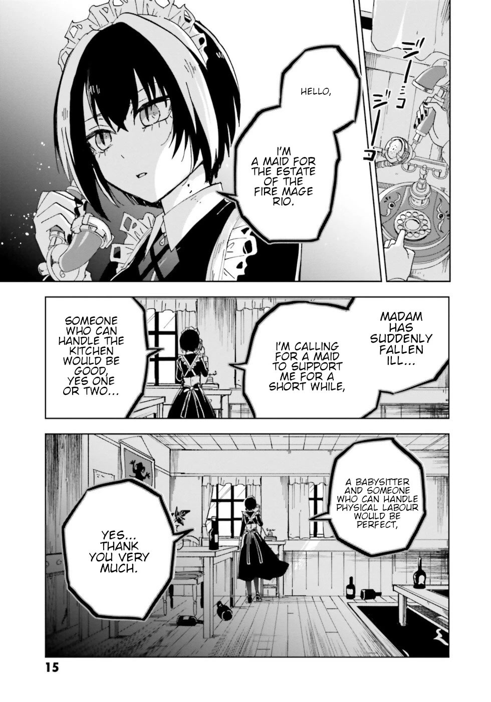 Kaibutsu Meido no Kareinaru Oshigoto Chapter 13 page 13 - Chapter 13: The House Of Schemes 1
