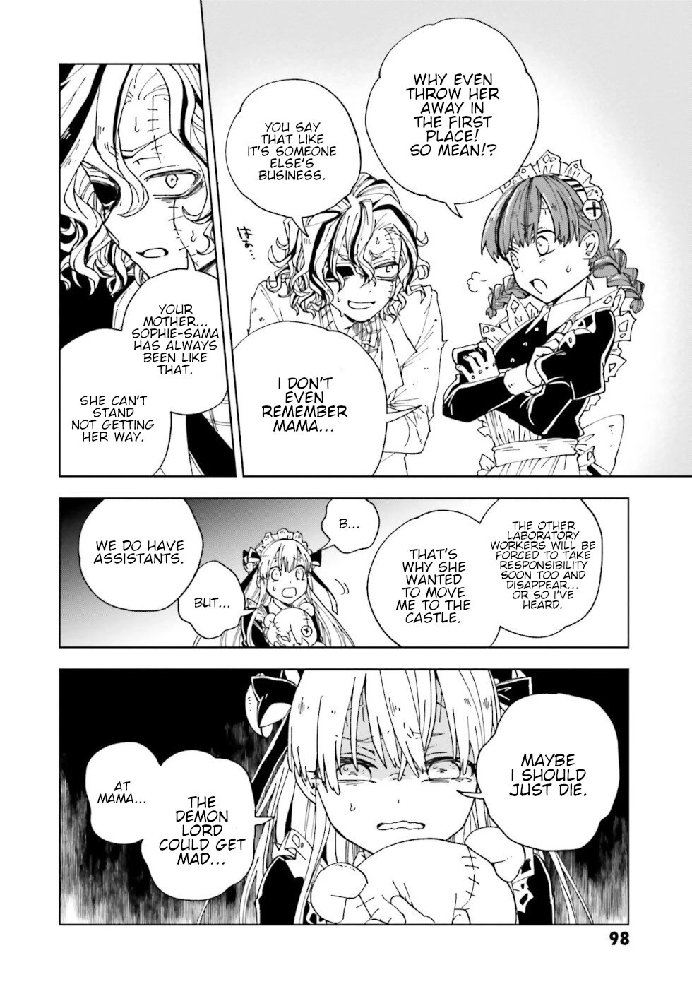 Kaibutsu Meido no Kareinaru Oshigoto Chapter 19 page 12 - Chapter 19: Mother And Sisters