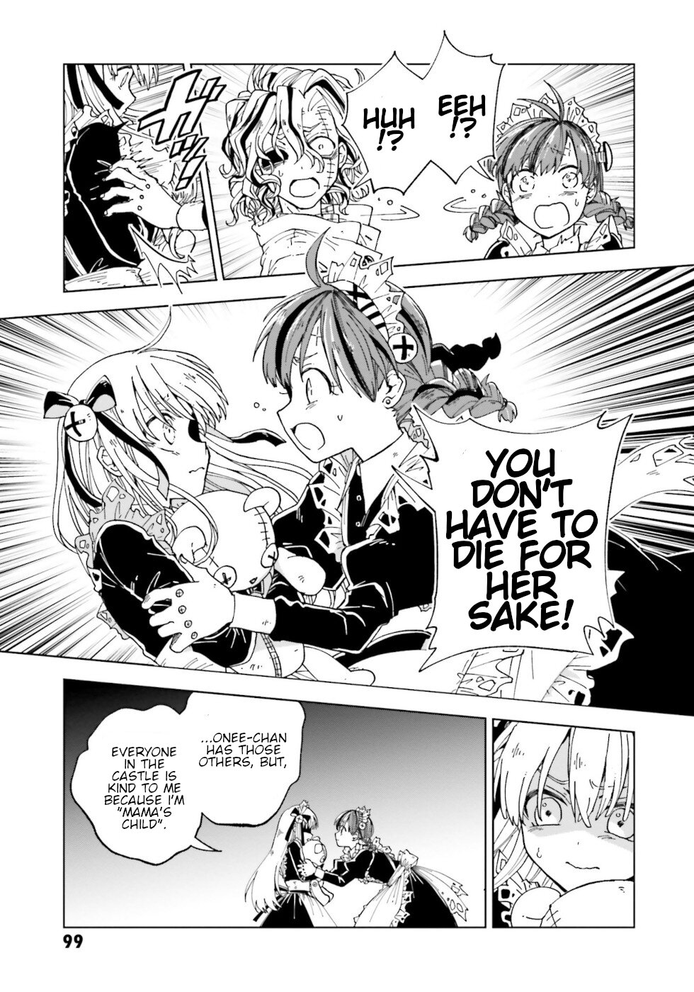 Kaibutsu Meido no Kareinaru Oshigoto Chapter 19 page 13 - Chapter 19: Mother And Sisters