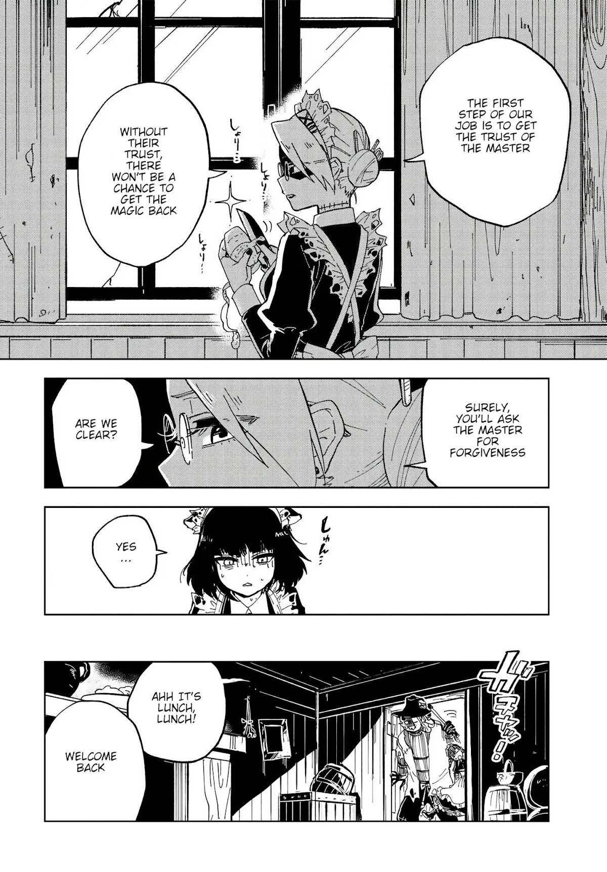 Kaibutsu Meido no Kareinaru Oshigoto Chapter 2 page 14 - Chapter 2: The Black Cat and the White Mouse