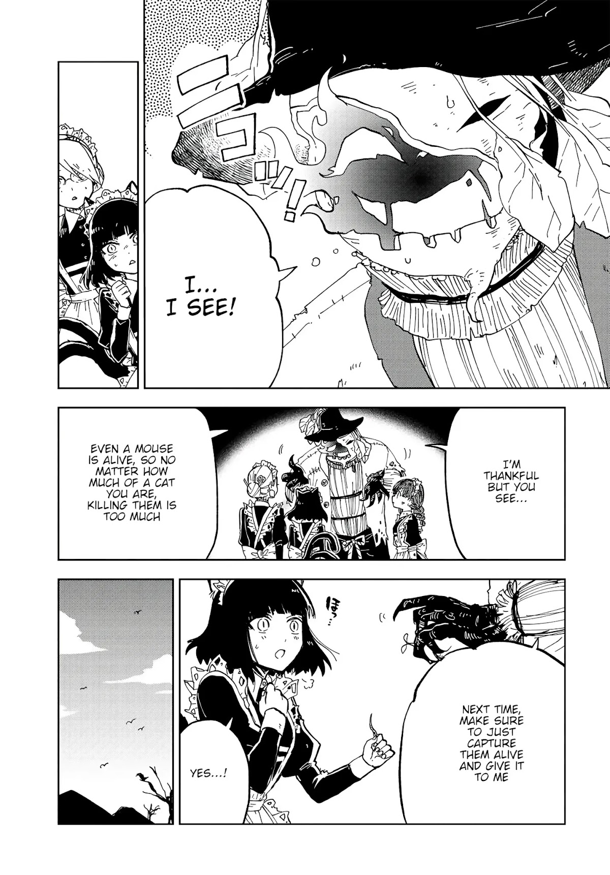 Kaibutsu Meido no Kareinaru Oshigoto Chapter 2 page 17 - Chapter 2: The Black Cat and the White Mouse