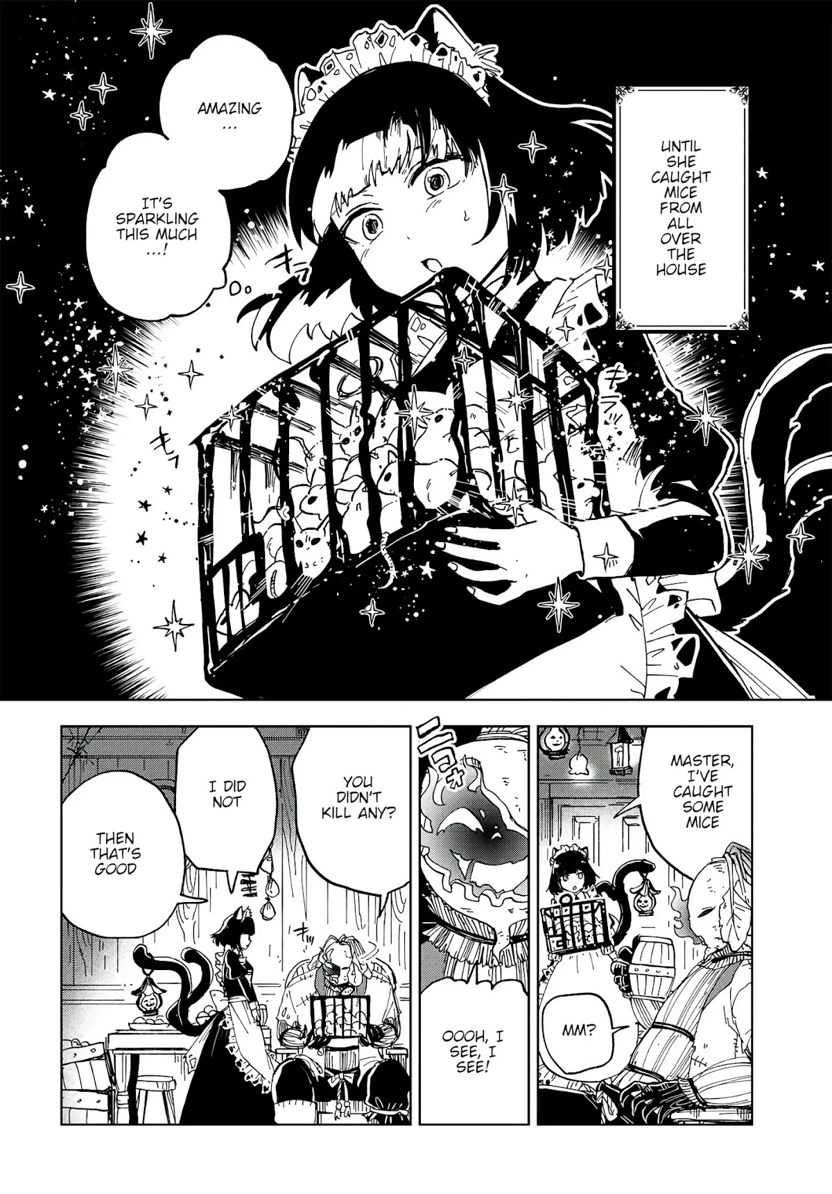 Kaibutsu Meido no Kareinaru Oshigoto Chapter 2 page 22 - Chapter 2: The Black Cat and the White Mouse