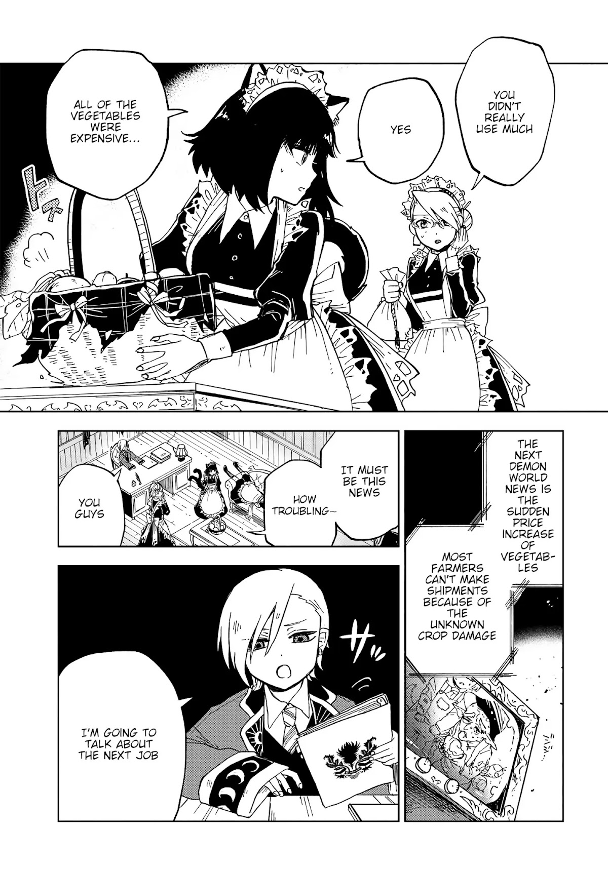 Kaibutsu Meido no Kareinaru Oshigoto Chapter 2 page 3 - Chapter 2: The Black Cat and the White Mouse