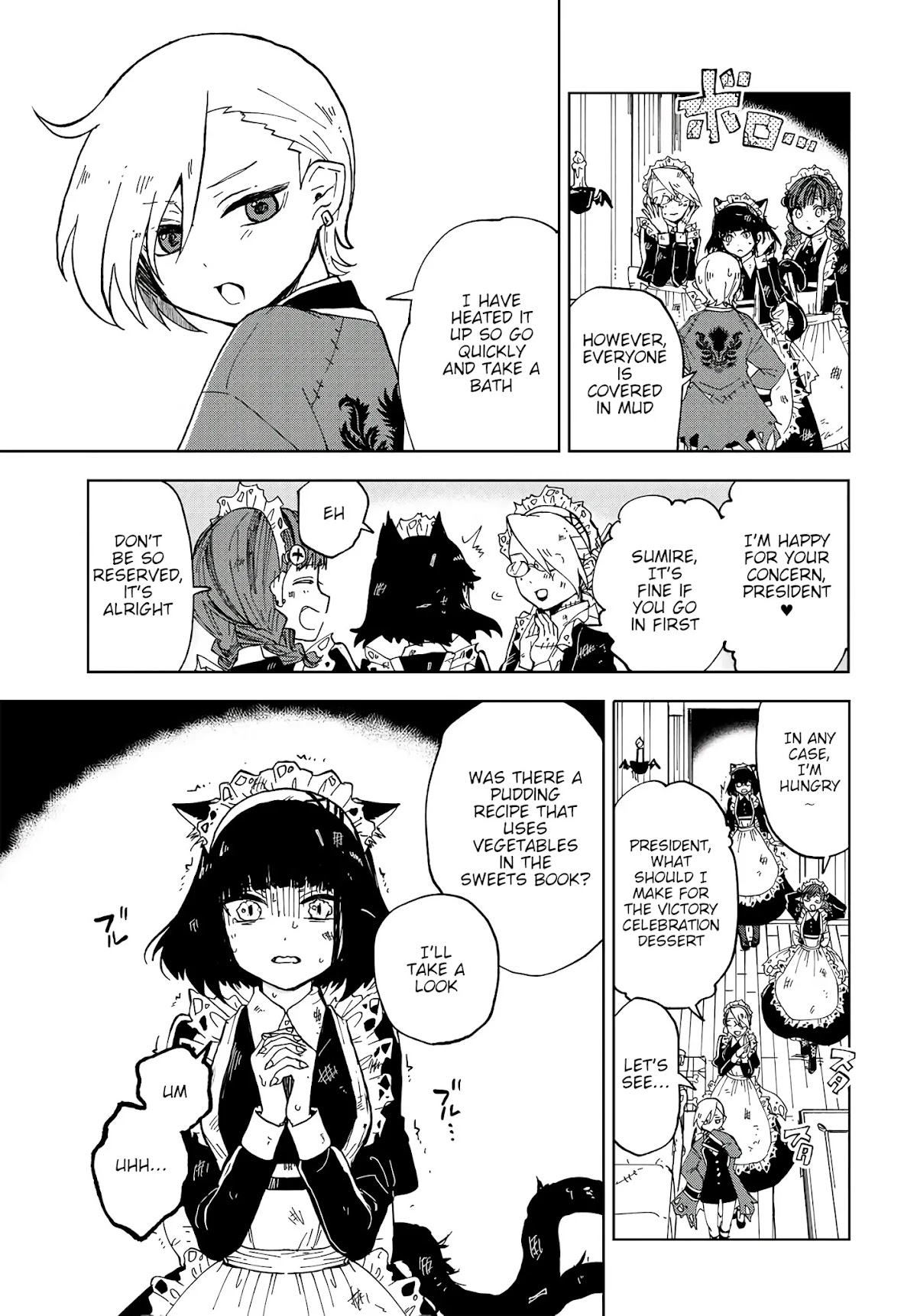 Kaibutsu Meido no Kareinaru Oshigoto Chapter 2 page 34 - Chapter 2: The Black Cat and the White Mouse
