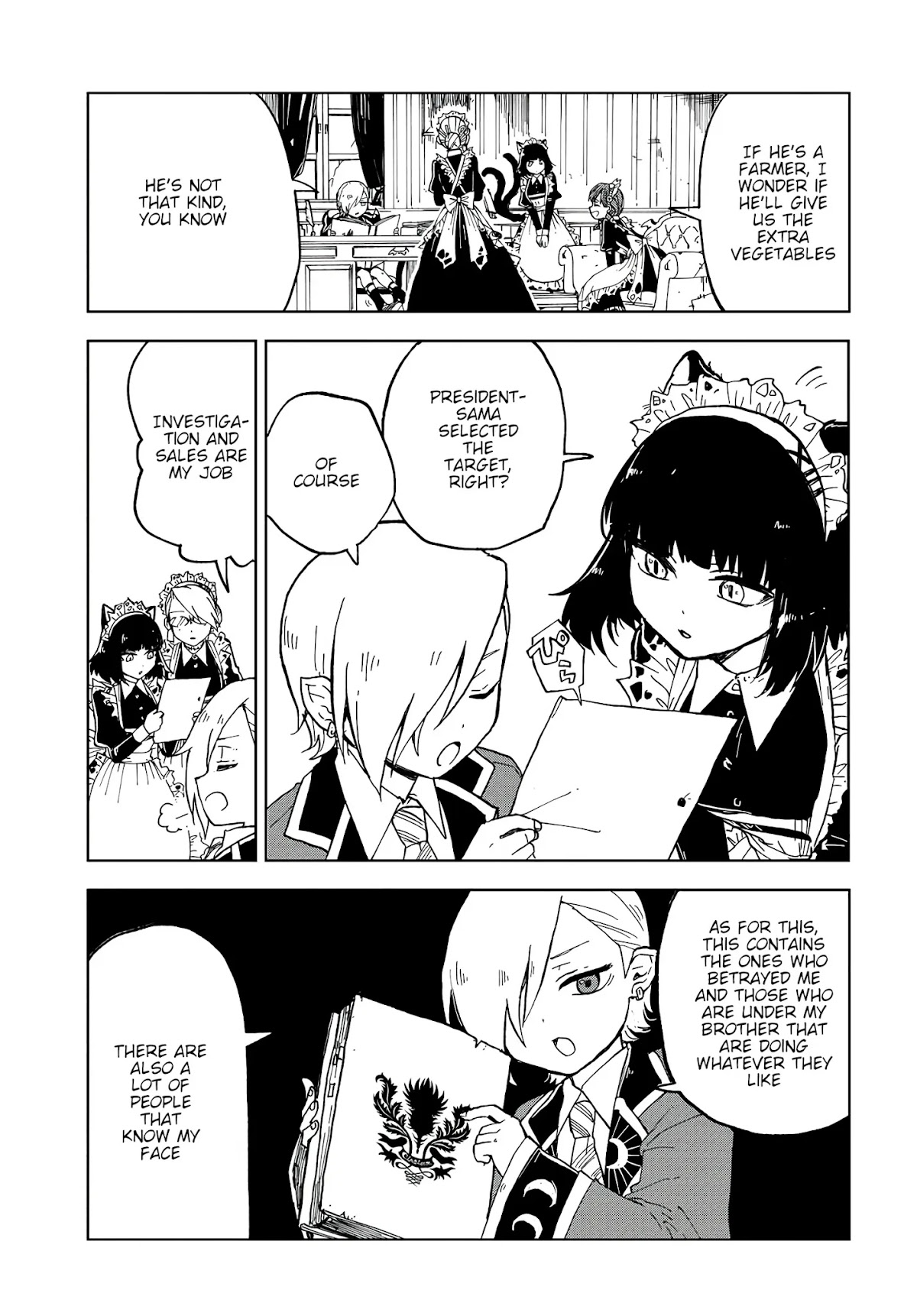 Kaibutsu Meido no Kareinaru Oshigoto Chapter 2 page 5 - Chapter 2: The Black Cat and the White Mouse