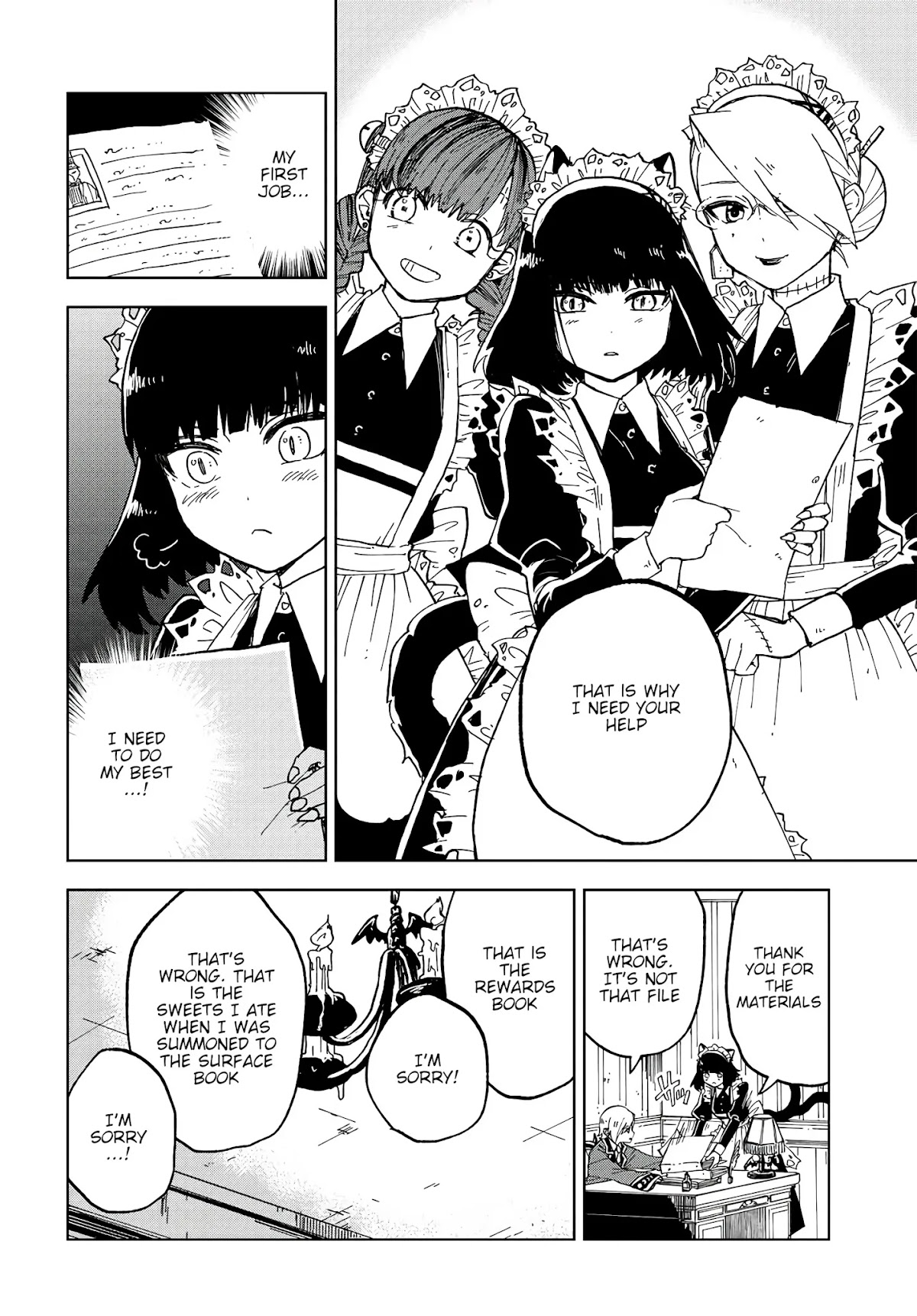 Kaibutsu Meido no Kareinaru Oshigoto Chapter 2 page 6 - Chapter 2: The Black Cat and the White Mouse