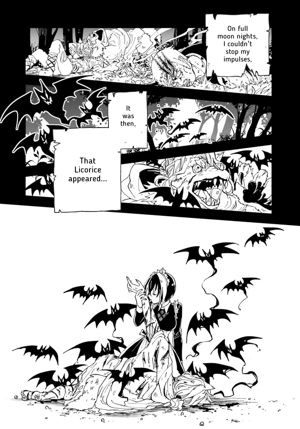 Kaibutsu Meido no Kareinaru Oshigoto Chapter 20 page 12 - Chapter 20: Two Down