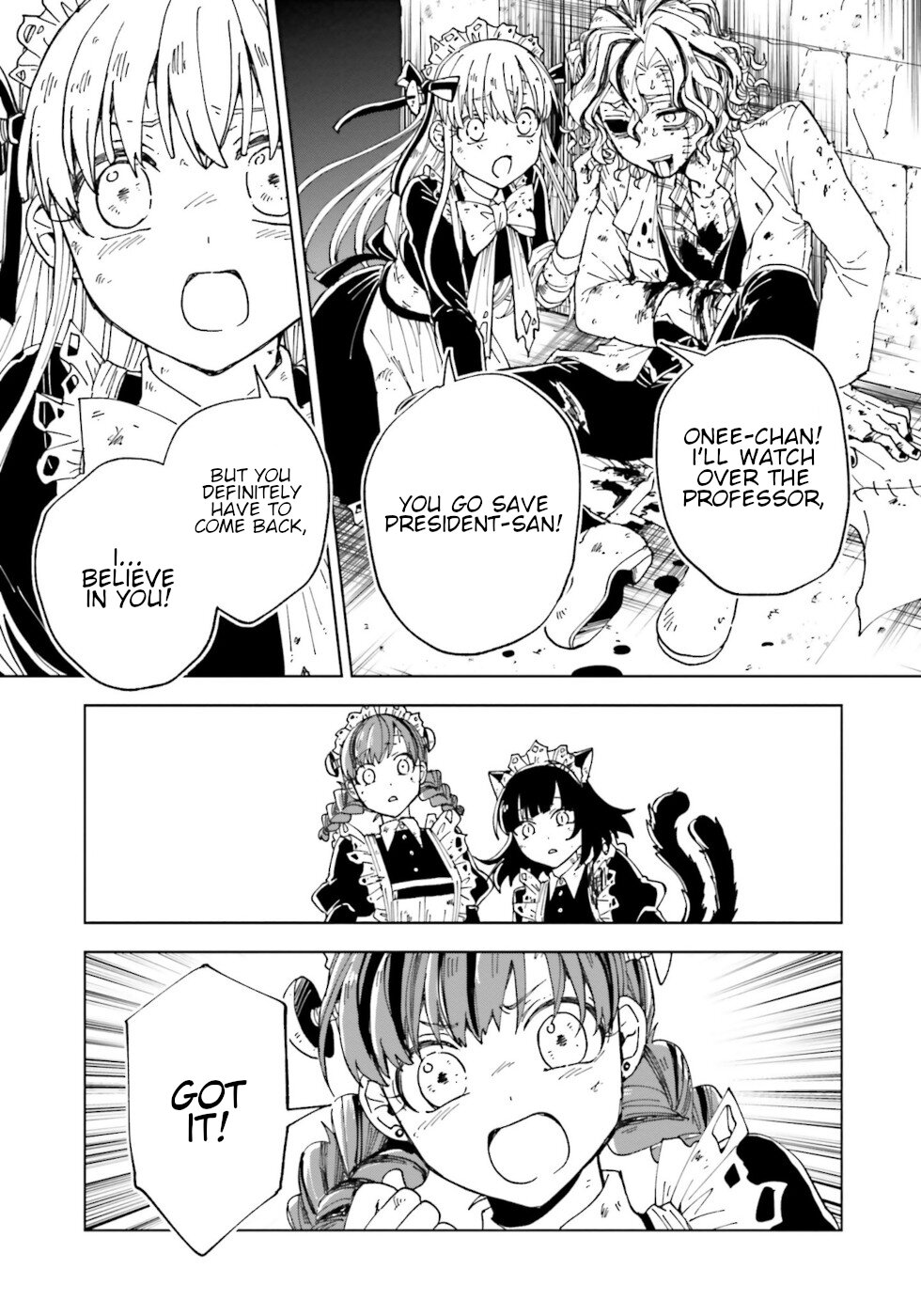 Kaibutsu Meido no Kareinaru Oshigoto Chapter 20 page 32 - Chapter 20: Two Down