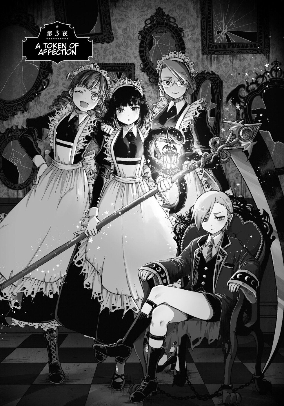 Kaibutsu Meido no Kareinaru Oshigoto Chapter 3 page 1 - Chapter 3: A Token Of Affection
