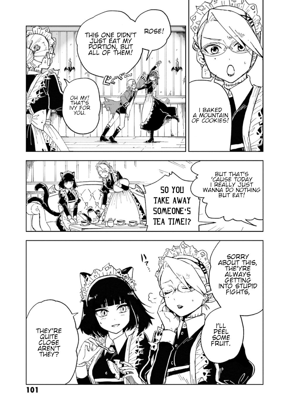 Kaibutsu Meido no Kareinaru Oshigoto Chapter 3 page 3 - Chapter 3: A Token Of Affection