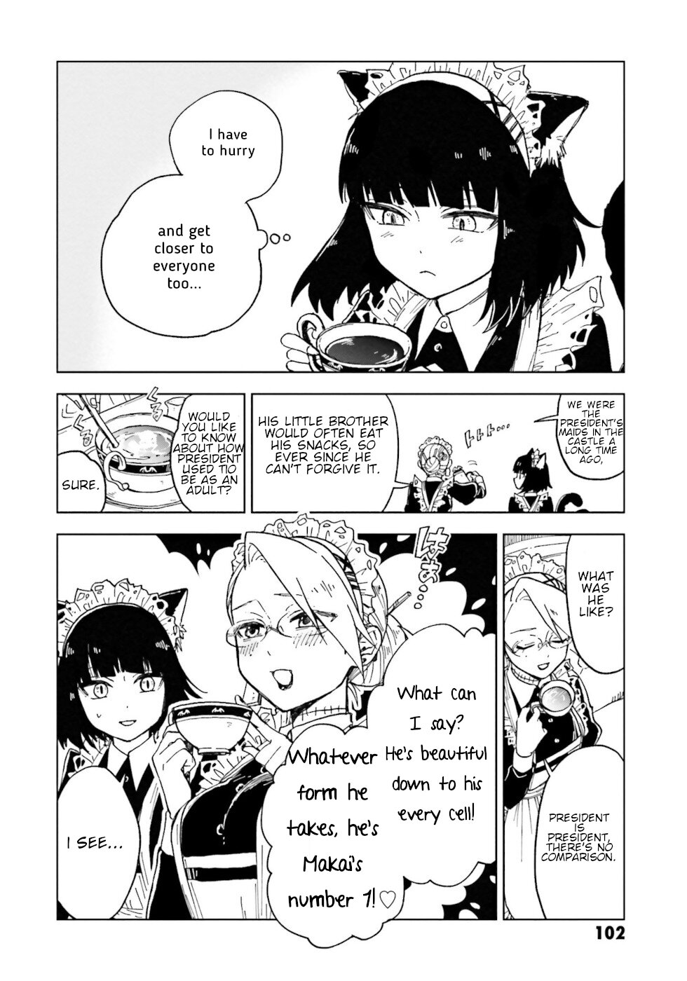 Kaibutsu Meido no Kareinaru Oshigoto Chapter 3 page 4 - Chapter 3: A Token Of Affection