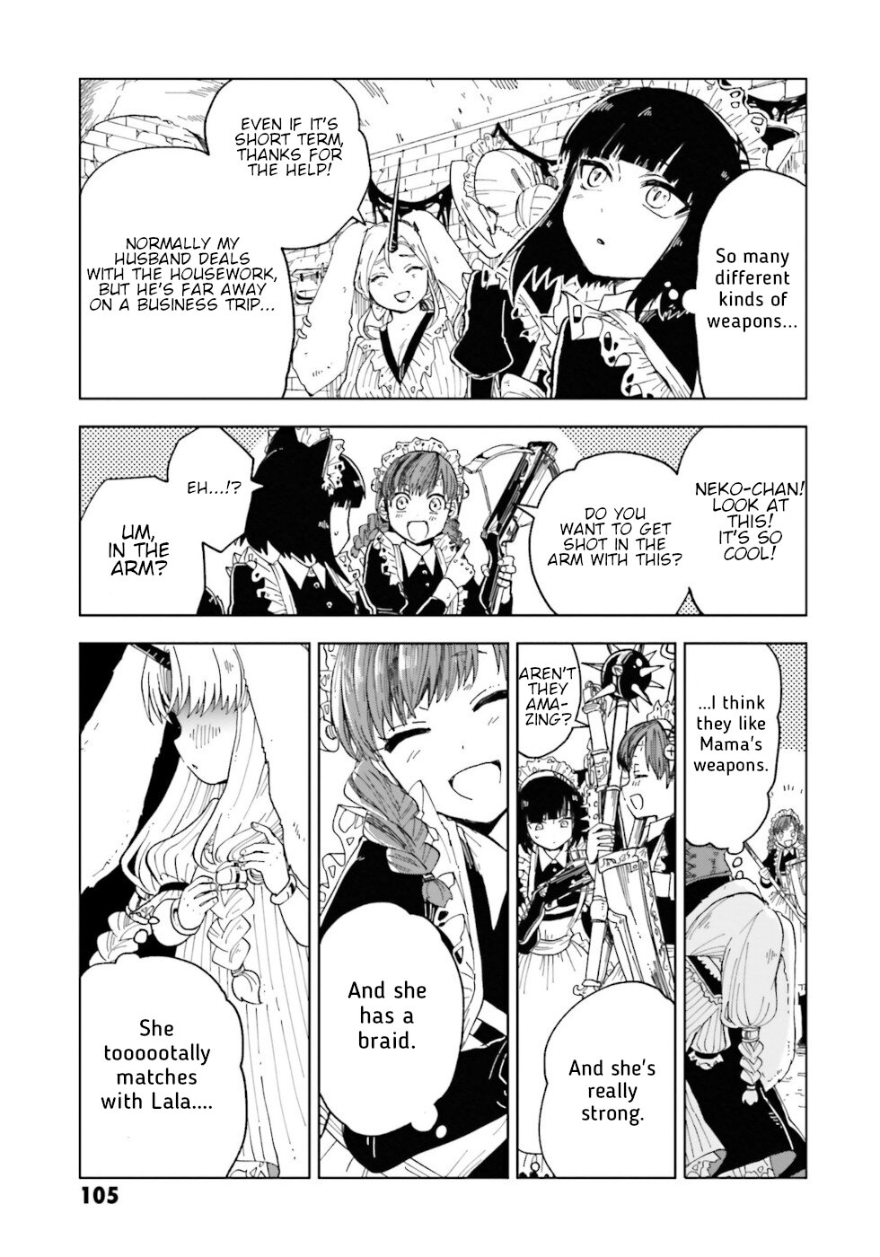 Kaibutsu Meido no Kareinaru Oshigoto Chapter 3 page 7 - Chapter 3: A Token Of Affection