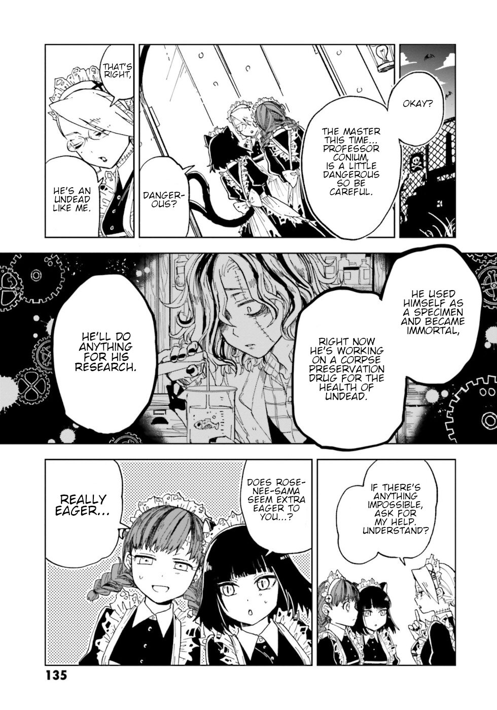 Kaibutsu Meido no Kareinaru Oshigoto Chapter 4 page 5 - Chapter 4: Corpse A Corpse