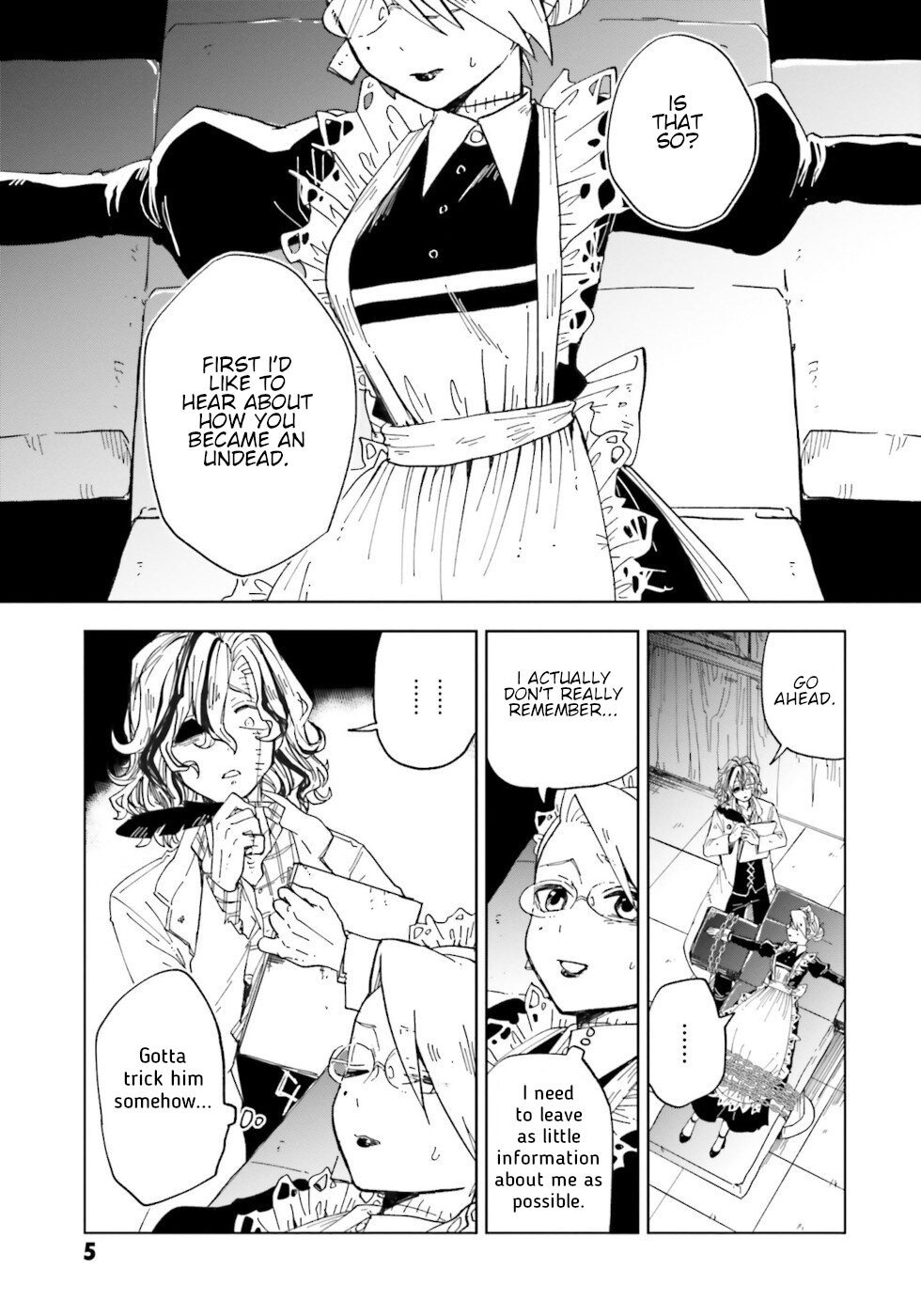 Kaibutsu Meido no Kareinaru Oshigoto Chapter 5 page 3 - Chapter 5