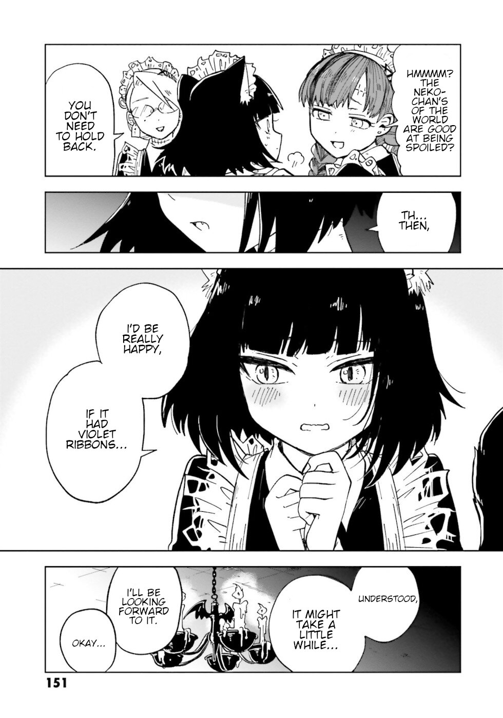 Kaibutsu Meido no Kareinaru Oshigoto Chapter 8.5 page 3 - Chapter 8.5: Pajama Party