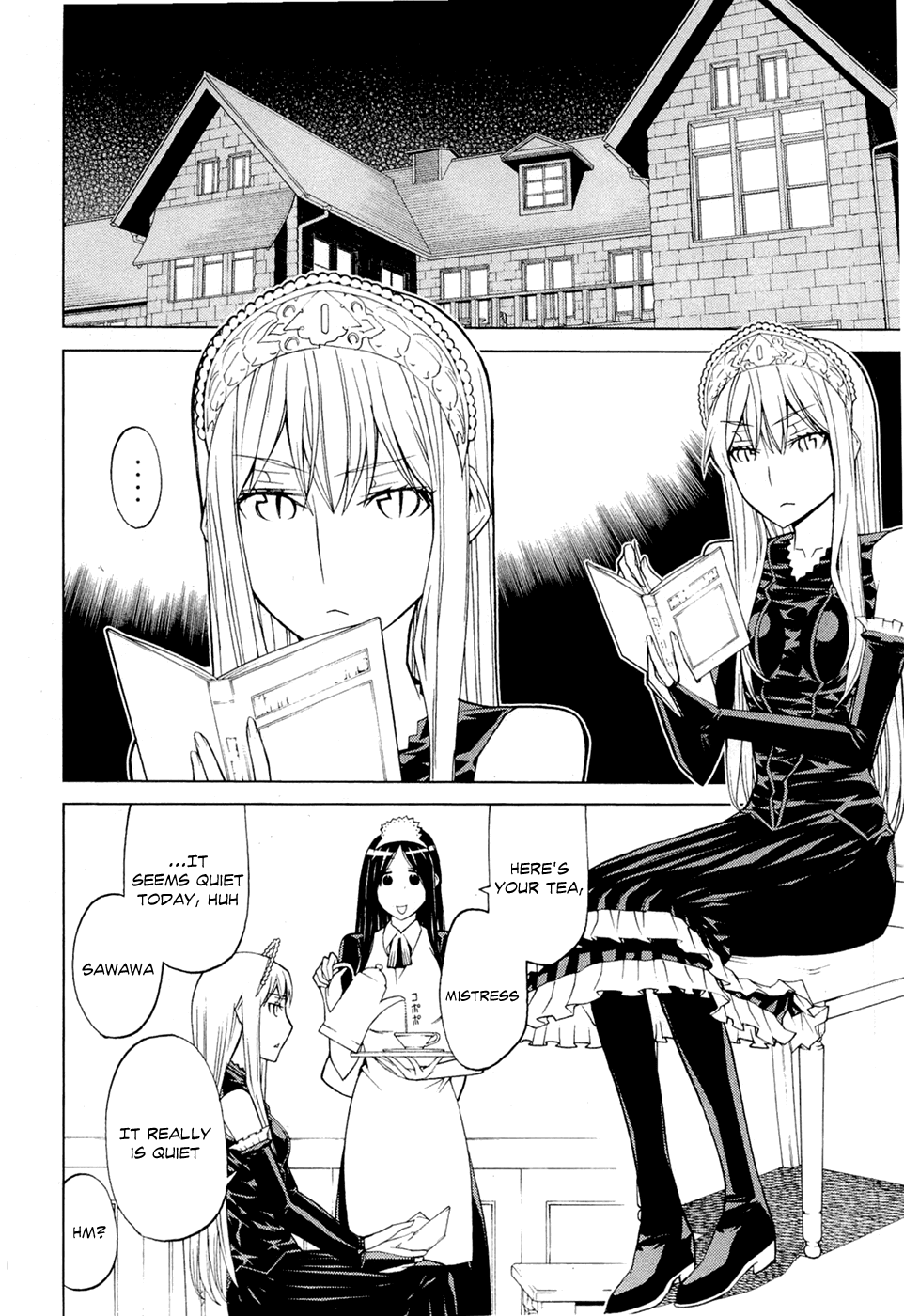 Kaibutsu Oujo Chapter 67 page 8 - Chapter 67: Princess Invasion + Omake