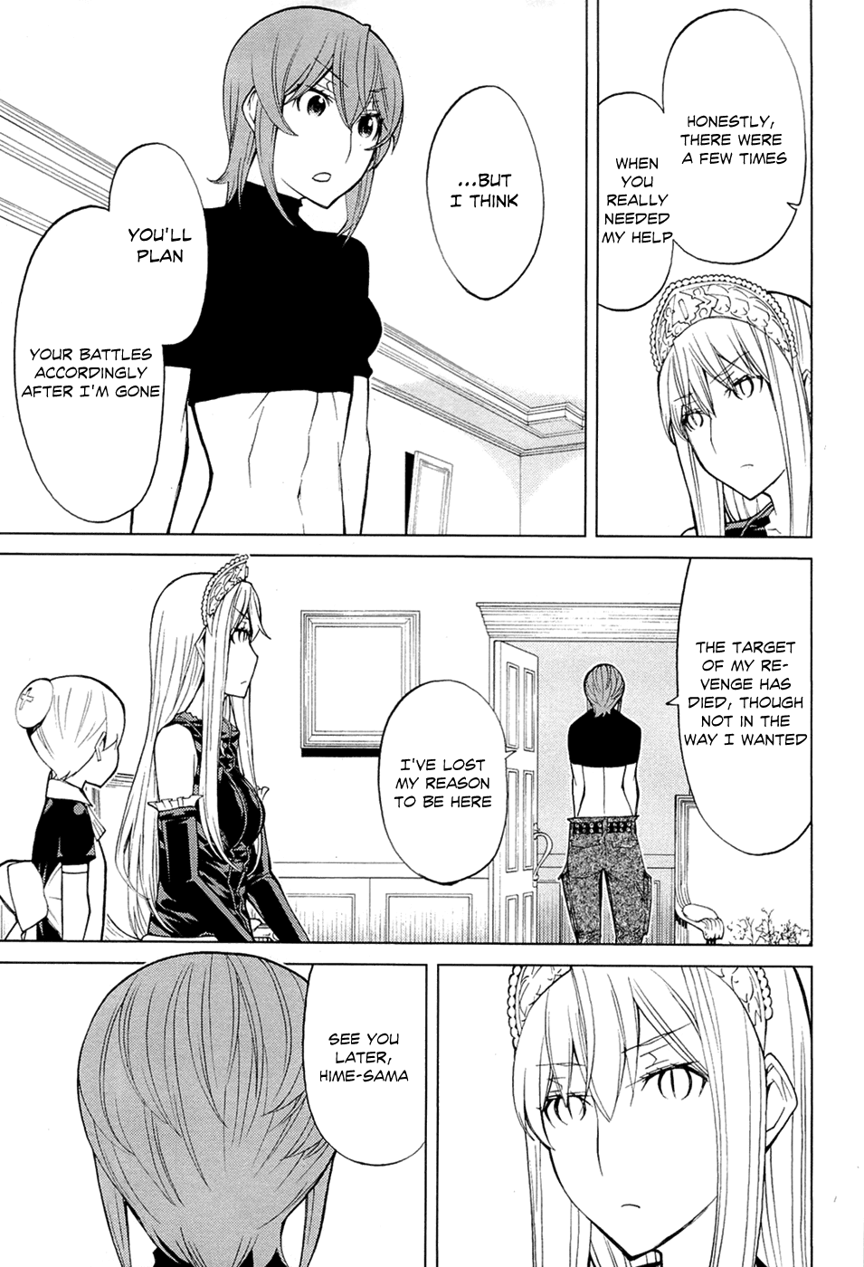 Kaibutsu Oujo Chapter 70 page 10 - Chapter 70: Princess Conference