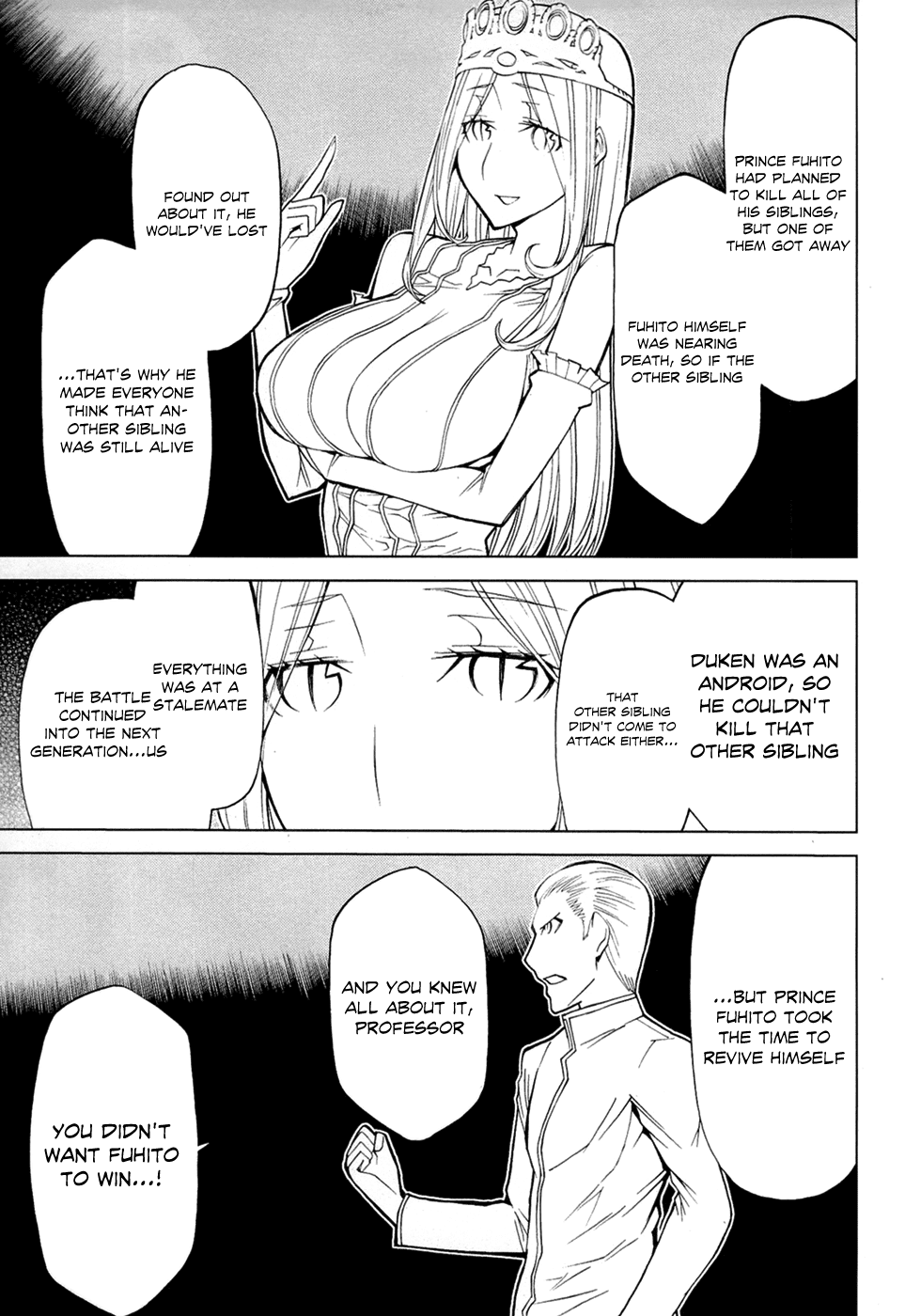 Kaibutsu Oujo Chapter 70 page 34 - Chapter 70: Princess Conference