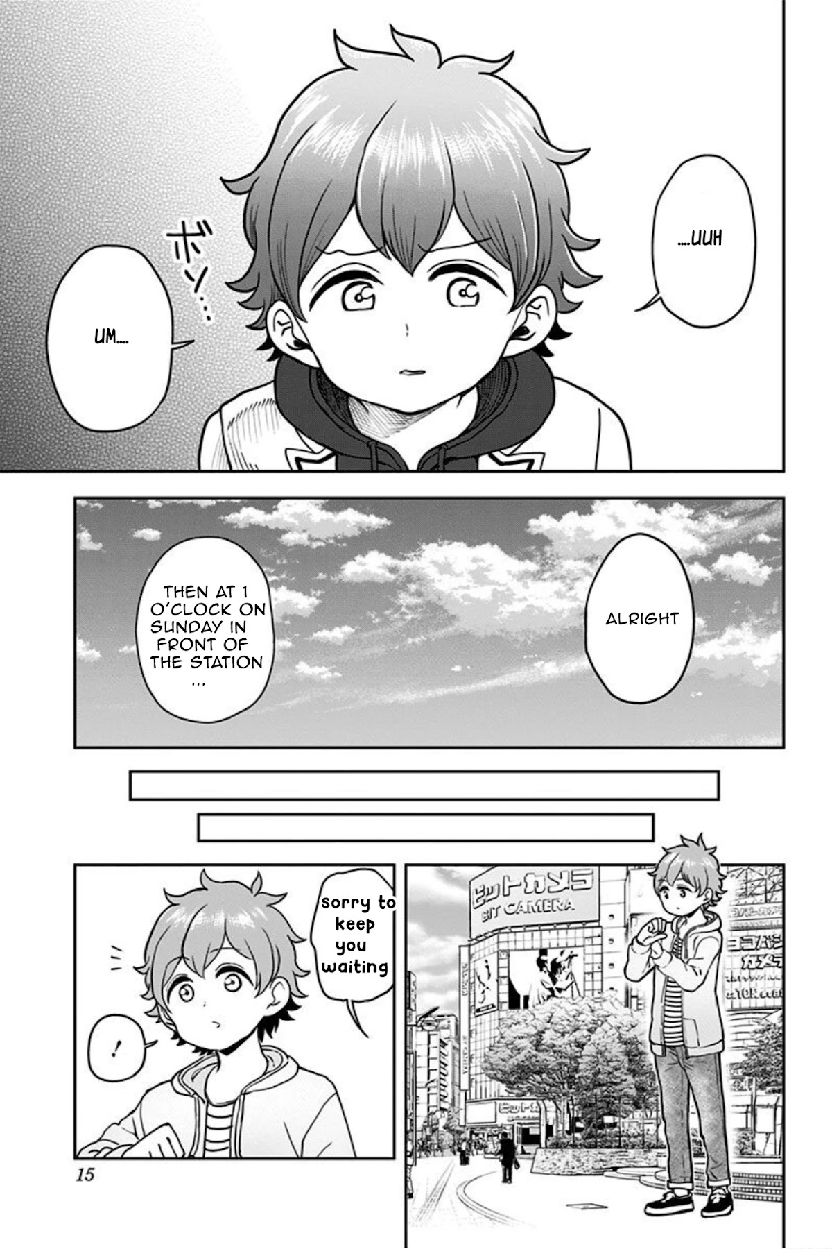 Kaibutsu Shoujo wa Hatsukoi no Yume wo Miru ka? Chapter 8 page 15 - Chapter 8