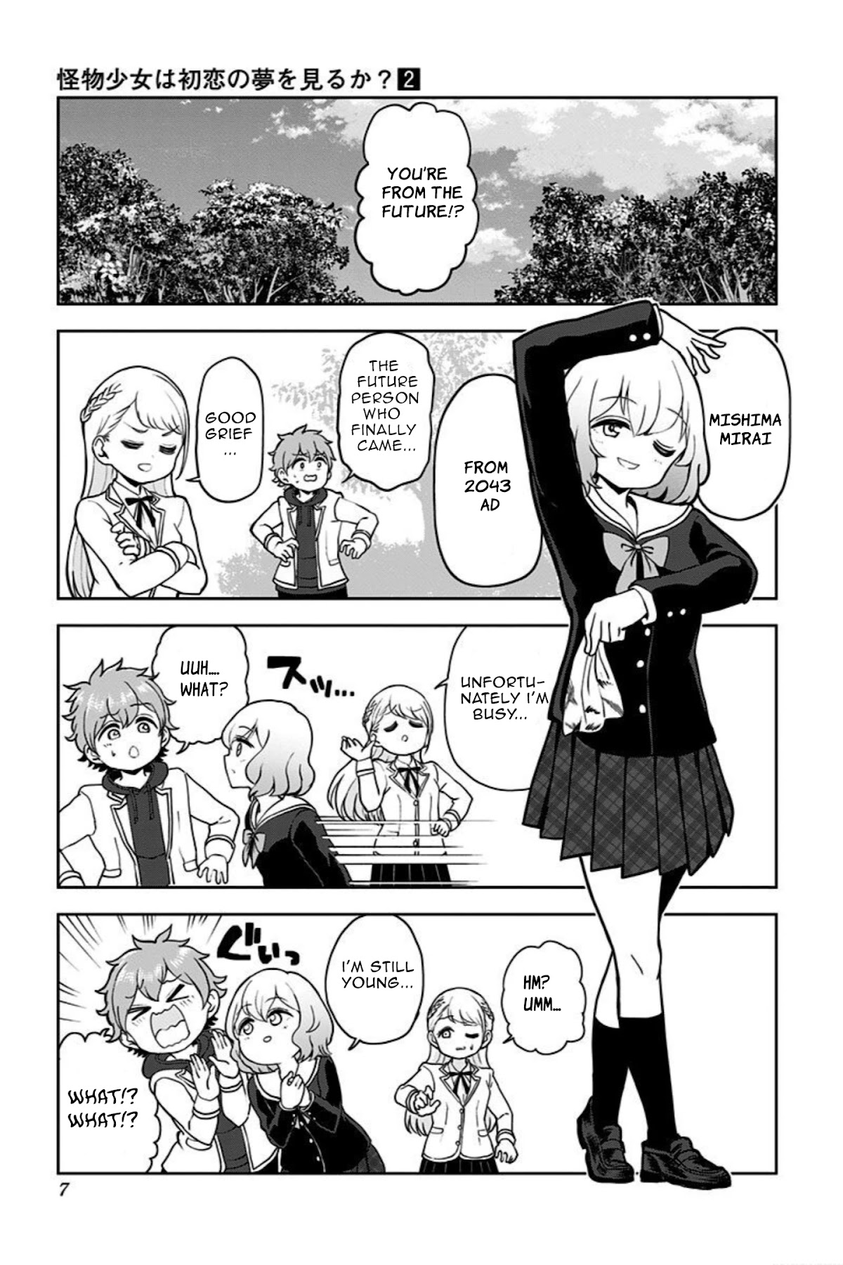 Kaibutsu Shoujo wa Hatsukoi no Yume wo Miru ka? Chapter 8 page 7 - Chapter 8