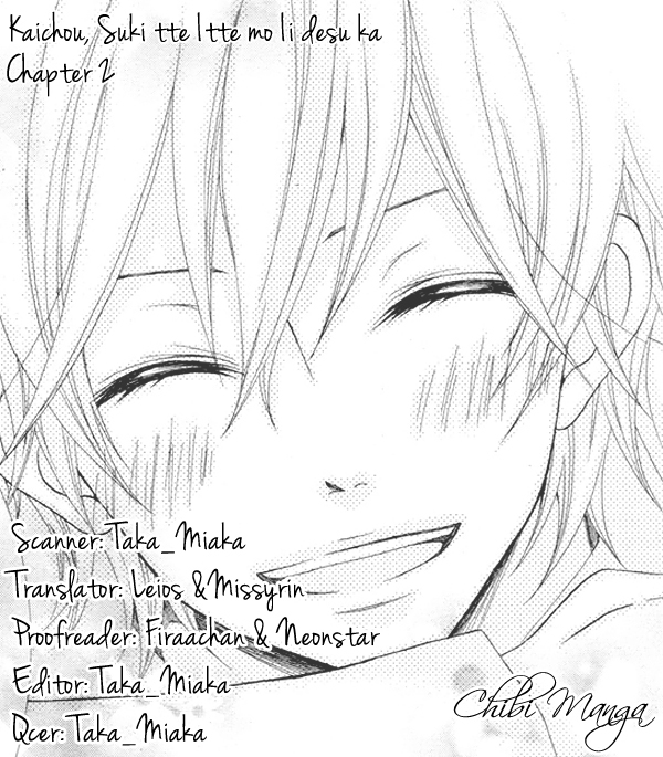 Kaichou, Suki tte Itte mo Ii desu ka? Chapter 2 page 1 - Chapter 2