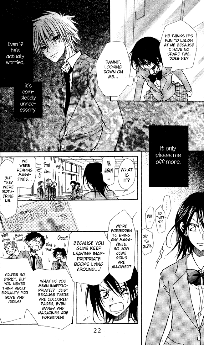 Kaichou wa Maid-sama! Chapter 1 page 24 - Chapter 1: The Student Council President is a Maid!