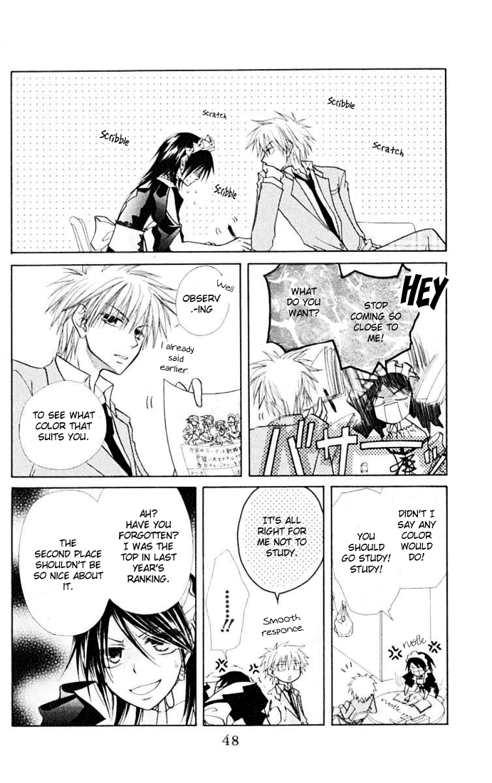 Kaichou wa Maid-sama! Chapter 11 page 13 - Chapter 11: What colour is Misaki? Natural colour?