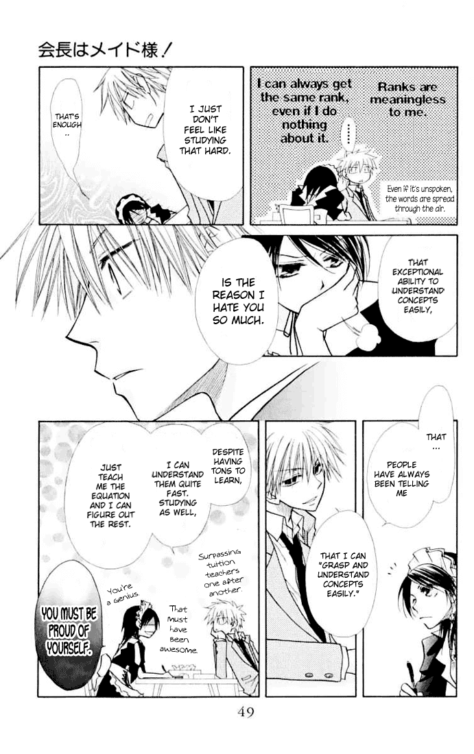 Kaichou wa Maid-sama! Chapter 11 page 14 - Chapter 11: What colour is Misaki? Natural colour?